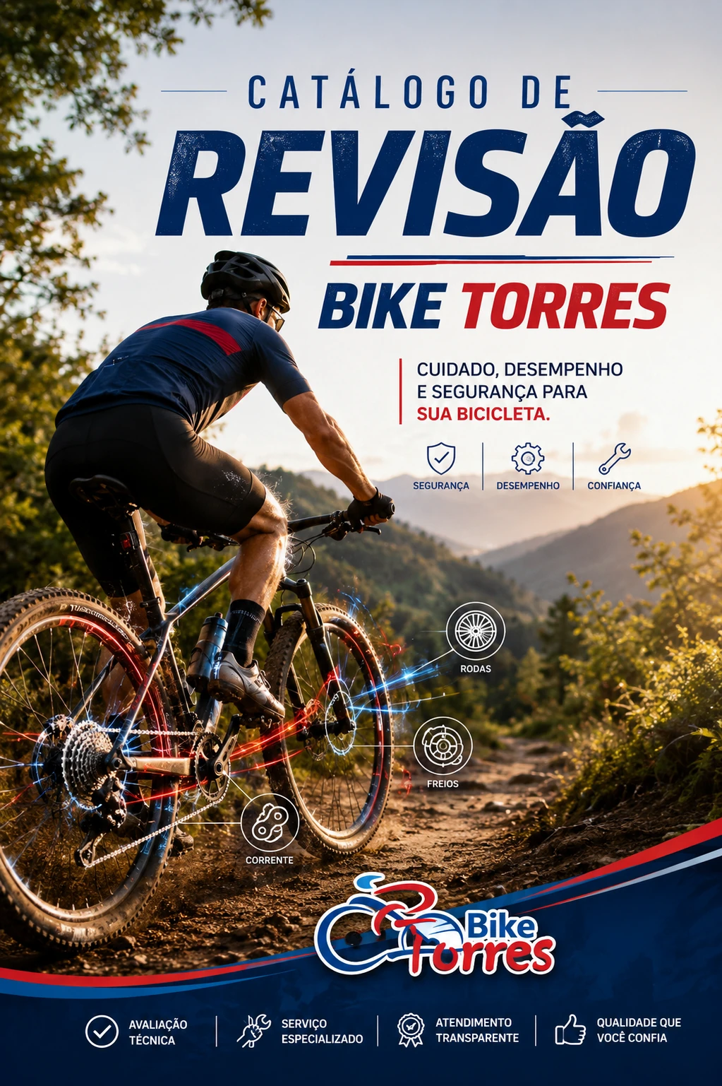 Capa do Catálogo de Revisão Bike Torres